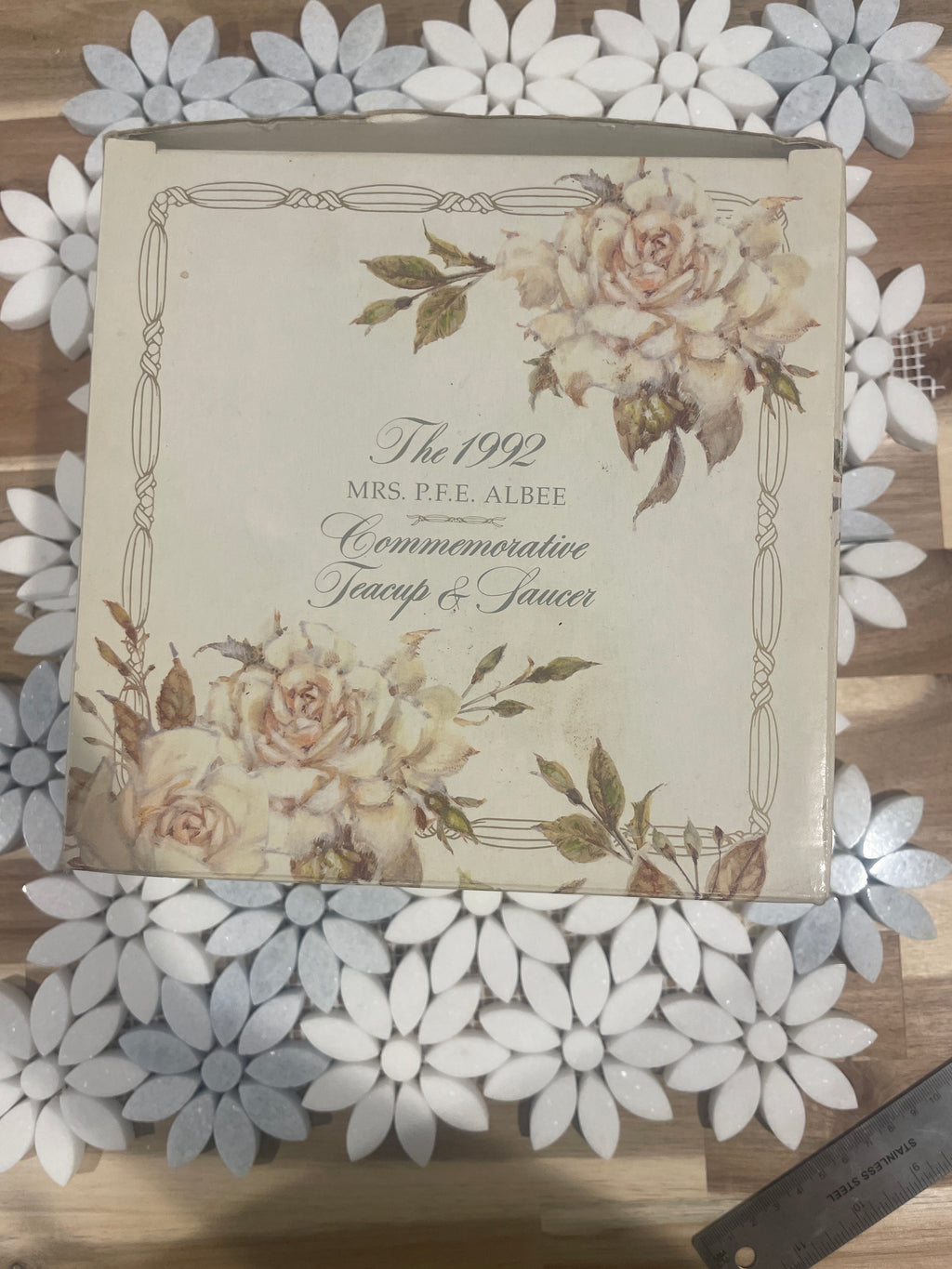 Avon Commemorative Teacup & Saucer - 1992