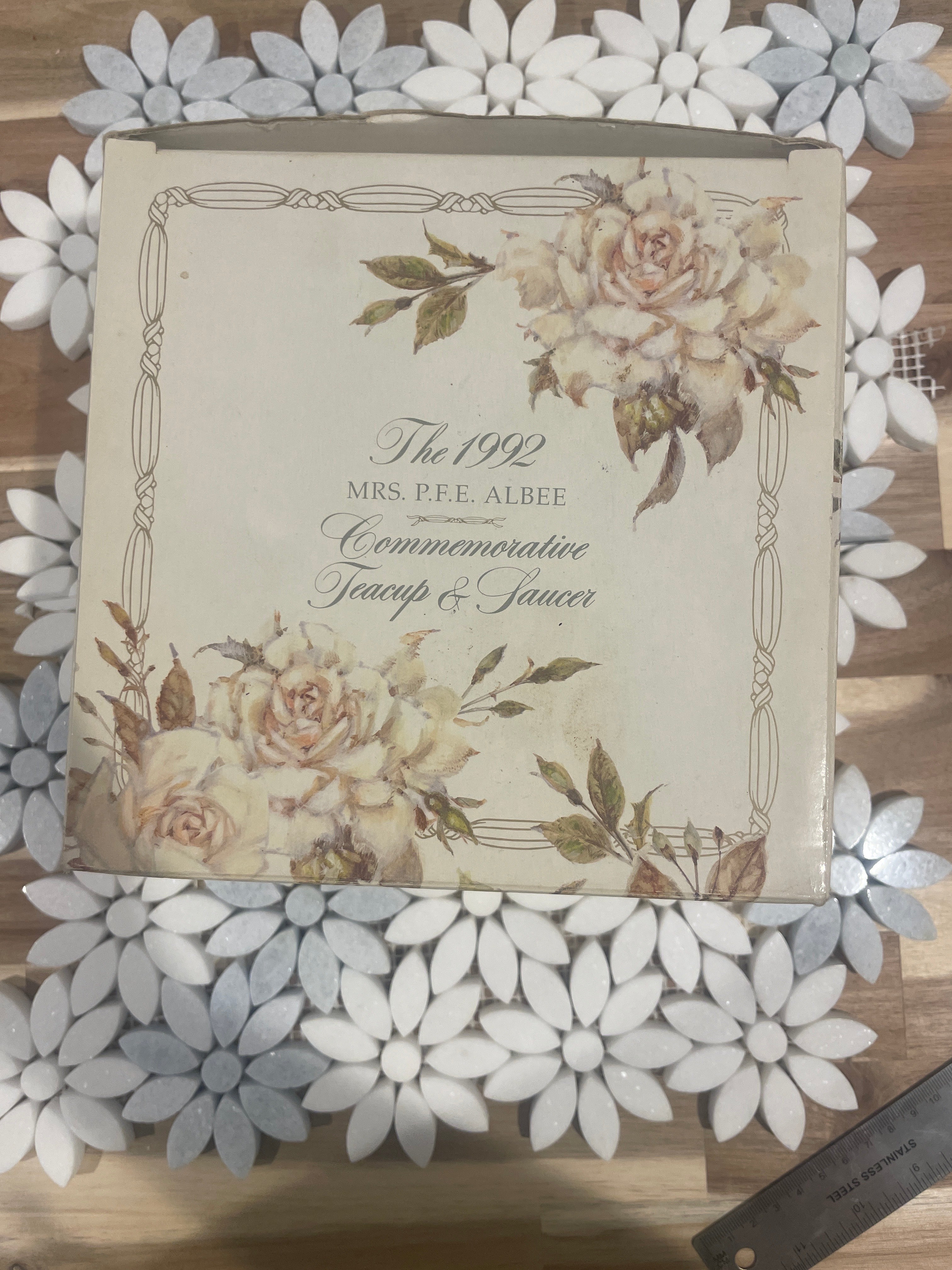 Avon Commemorative Teacup & Saucer - 1992