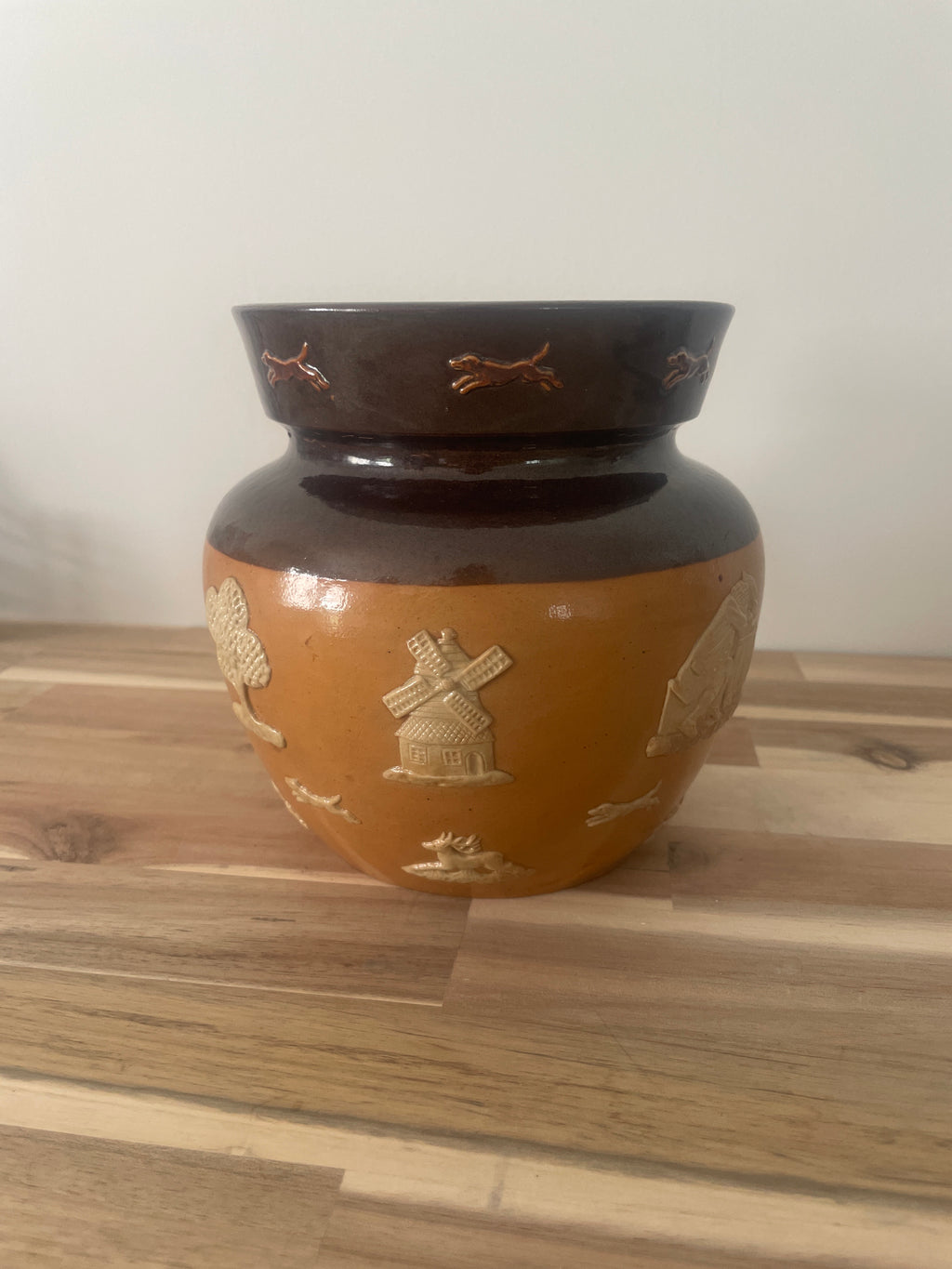 Royal Doulton Lambeth Pottery Tobacco Jar