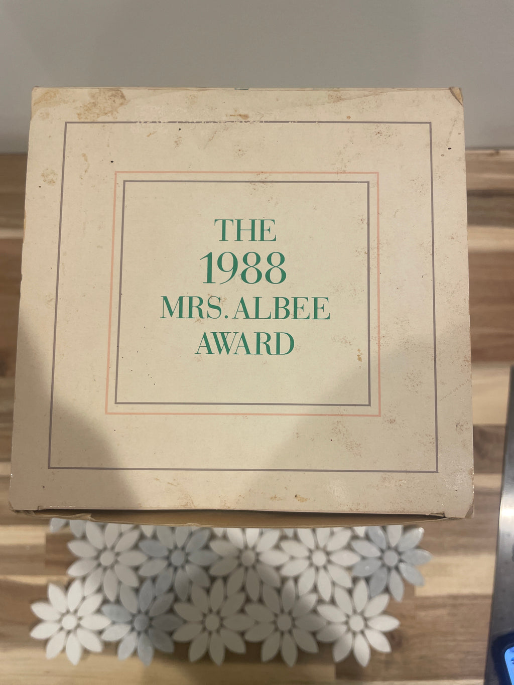Mrs. Albee Avon Award - 1988