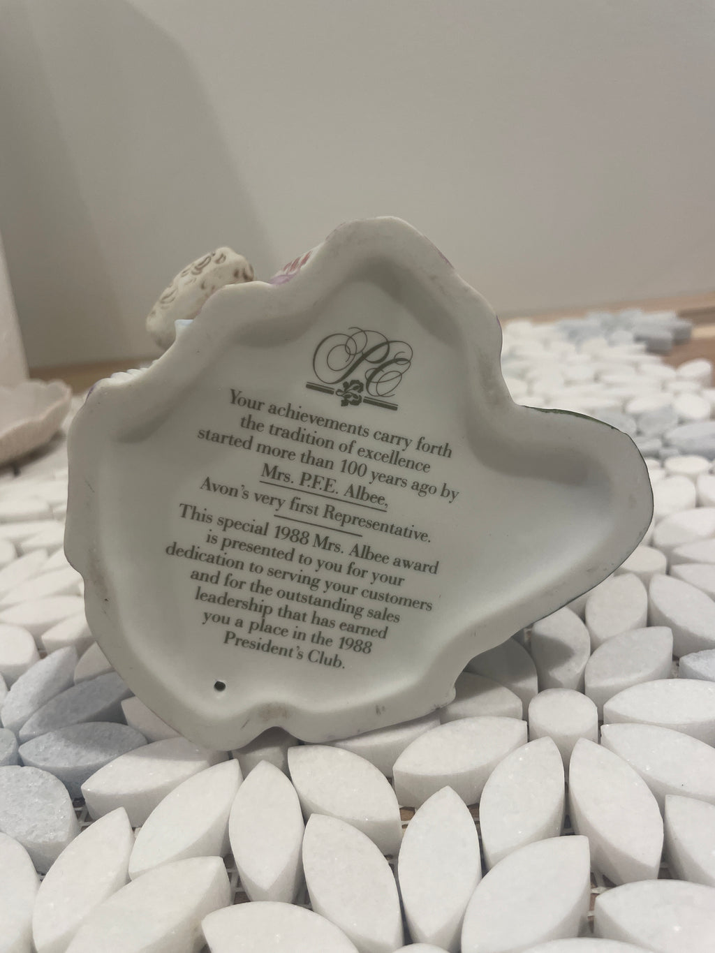 Mrs. Albee Avon Award - 1988