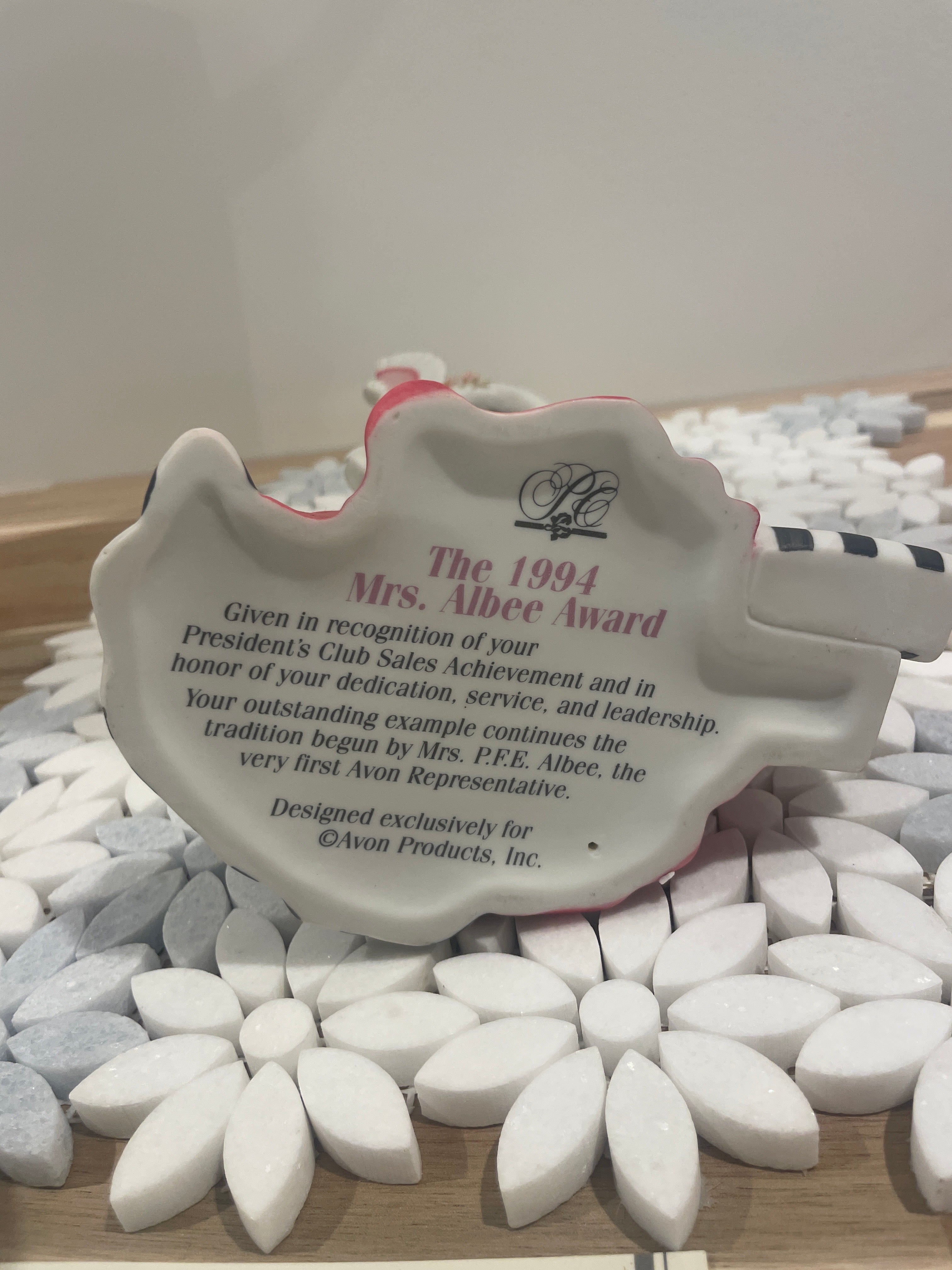 Mrs. Albee Avon Award - 1994