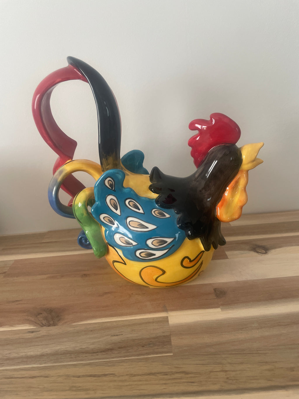 Blue Sky Clay Rooster Figurine