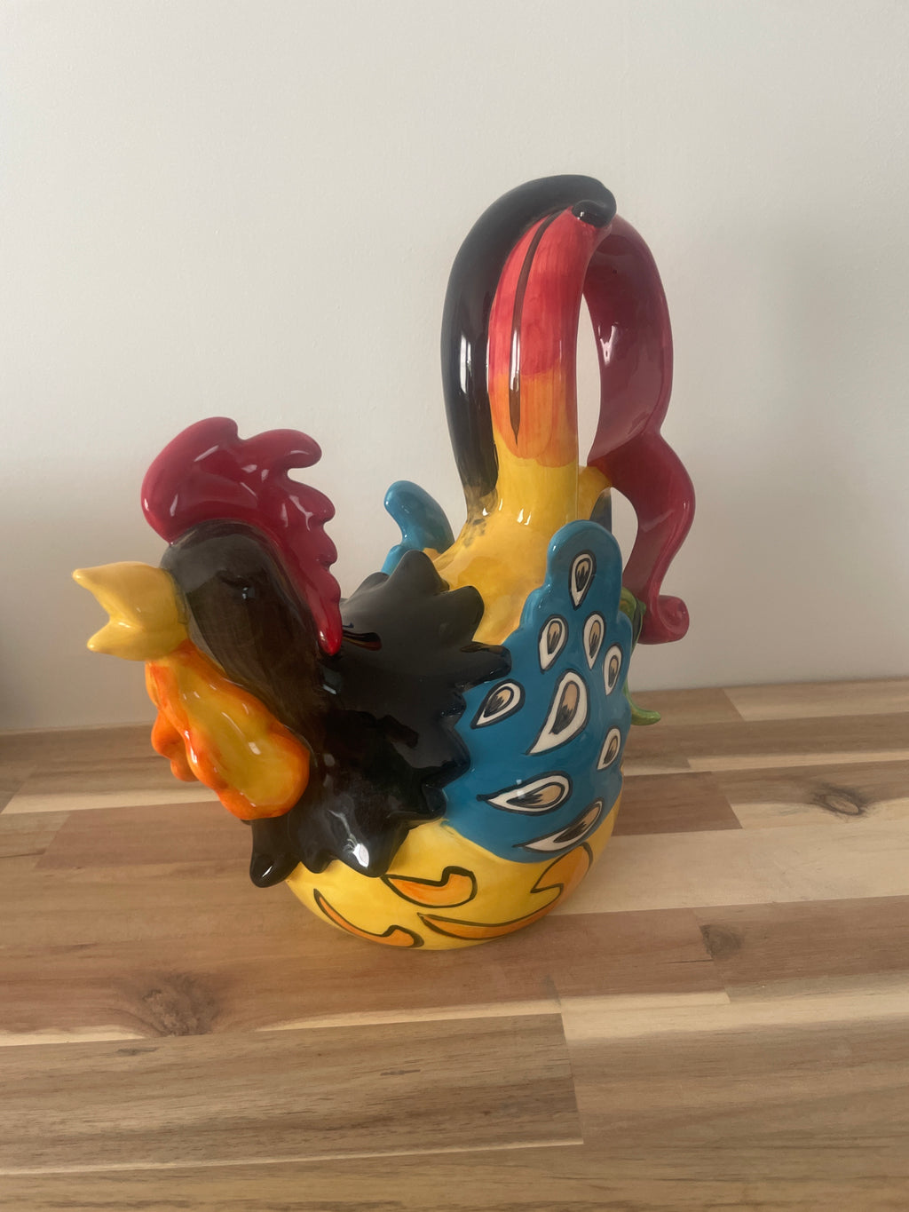 Blue Sky Clay Rooster Figurine