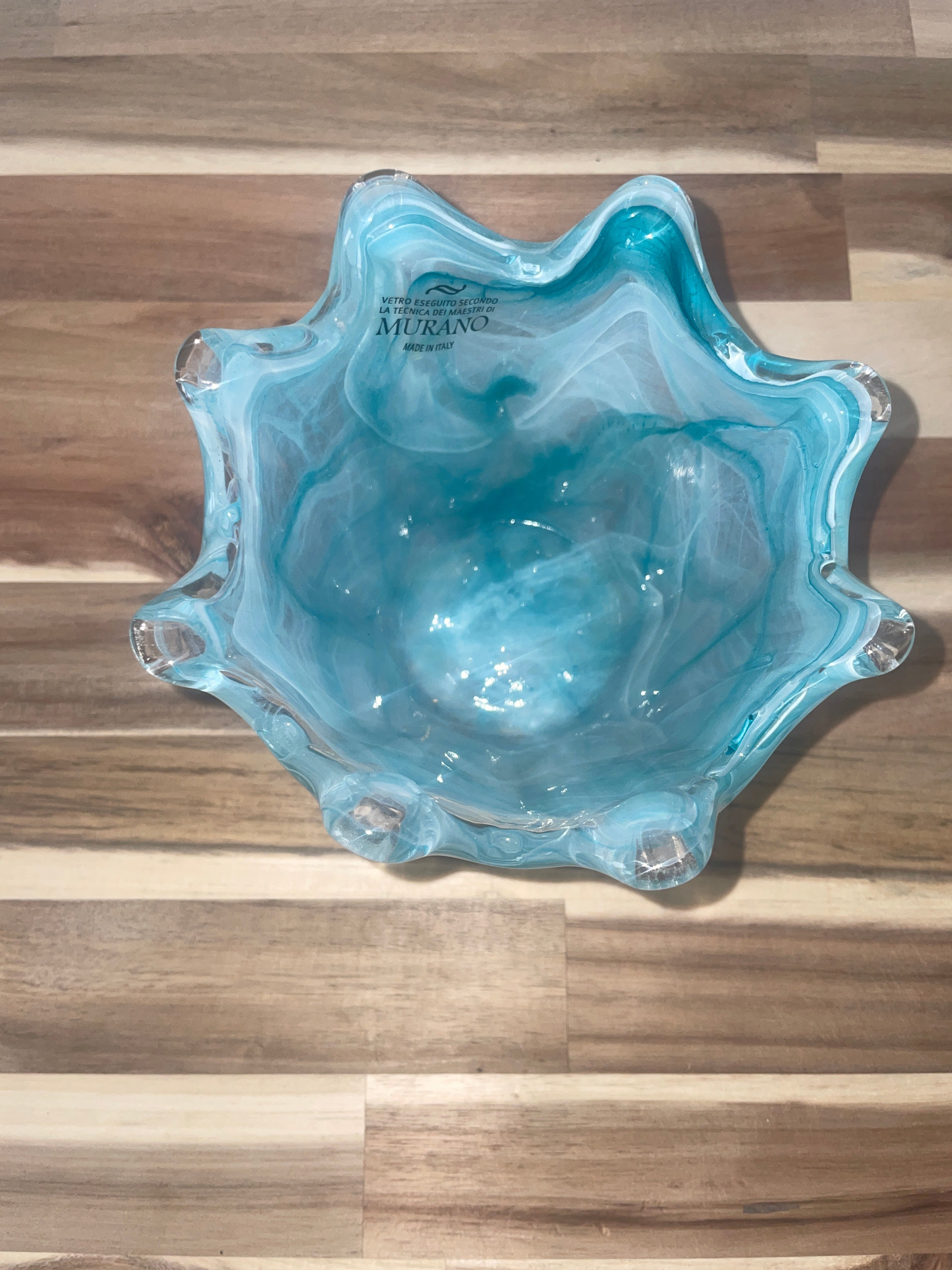 Murano Hand Blown Glass Bowl